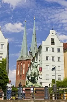 The Nikolaiquarter and Church of St. Nicholas, Berlin, Germany, Europe