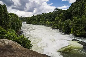 Jinja Prints: Nile Falls near Jinja, Uganda, East Africa, Africa