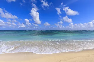 Oceans Gallery: Nisbet Beach, turquoise sea, Nevis, St. Kitts and Nevis, West Indies, Caribbean, Central