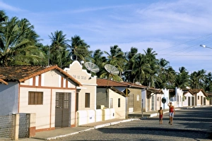Single Storey Prints: Nisia Floresta, Natal, Rio Grande do Norte state, Brazil, South America