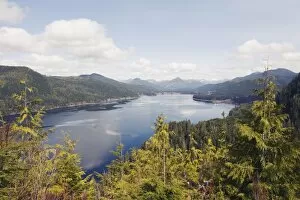 Images Dated 18th April 2009: Nitinat Lake, Carmanah Walbran Provincial Park, Vancouver Island, British Columbia