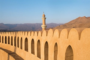 Fortifications Prints: Nizwa Fort, Ad Dakhiliyah Region, Sultanate of Oman, Arabian Peninsula