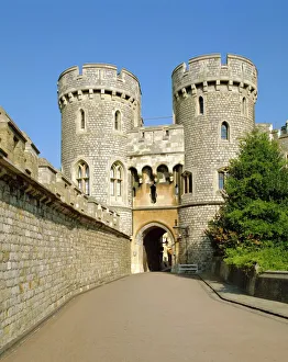 Gate Prints: The Norman Gate, Windsor Castle, Berkshire, England, UK