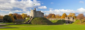 Norman Keep, Cardiff Castle, Cardiff, Wales, United Kingdom, Europe
