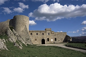 Norman Prints: Norman tower and ducal palace of Guevara family