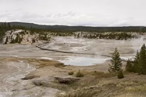 Images Dated 4th October 2007: Norris Geyser Basin, Yellowstone National Park, UNESCO World Heritage Site