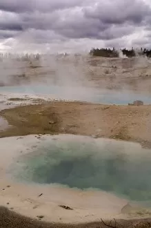 Images Dated 4th October 2007: Norris Geyser Basin, Yellowstone National Park, UNESCO World Heritage Site