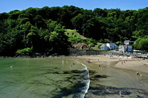 North Beach Bay, Salcombe, Devon, England, United Kingdom, Europe