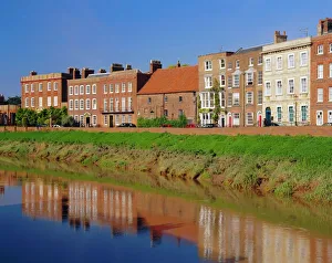 Row House Prints: North Brink, one of Englands finest Georgian Streets, Wisbech, Cambridgeshire