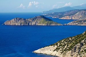 Ionian Islands Prints: North coast, Assos, Cephalonia, Ionian Islands, Greek Islands, Greece, Europe