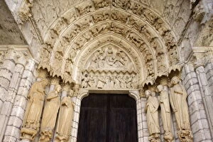 Images Dated 2nd June 2009: North gate, Chartres cathedral, UNESCO World Heritage Site, Chartres, Eure-et-Loir