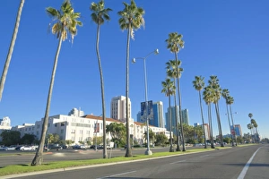San Diego Prints: North Harbour Drive, San Diego, California, United States of America, North America