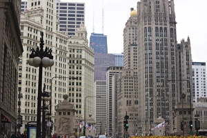 Magnificent Mile Prints: North Michigan Avenue, The Magnificent Mile, Chicago, Illinois, United States of America
