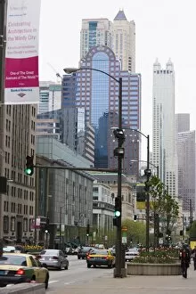 Images Dated 11th May 2008: North Michigan Avenue, the Magnificent Mile, Chicago, Illinois, United States of America