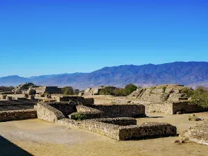 Anthropology Prints: North Platform, Monte Alban Archaeological Site, Oaxaca State, Mexico