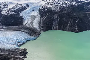 Aysen Region Prints: Northern Patagonian Ice Field, aerial view, Laguna San Rafael National Park, Aysen Region
