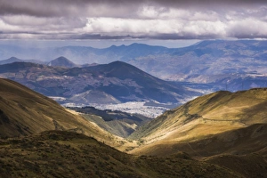 Quito Prints: Most northern point in Quito seen from Pichincha Volcano, Ecuador, South America