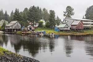 The Norwegian fishing town of Petersburg, Southeast Alaska, USA