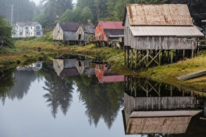 The Norwegian fishing town of Petersburg, Southeast Alaska, United States of America, North America