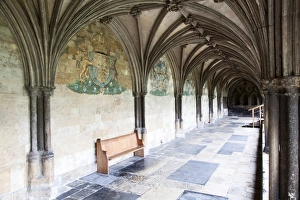 Norwich Cathedral Cloisters, Norwich, Norfolk, England, United Kingdom, Europe