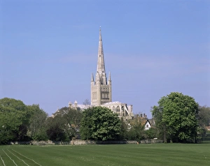 Norwich Cathedral, Norwich, Norfolk, England, United Kingdom, Europe