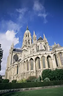 Bayeux Prints: Notre Dame cathedral, Bayeux, Basse Normandie (Normandy), France, Europe