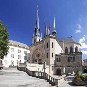 Luxembourg City Prints: Notre Dame Cathedral, Luxembourg City, Grand Duchy of Luxembourg, Europe