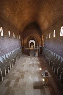 Monasteries Prints: Notre-Dame du Torrent de Vie Monastery, Thoronet, Var, Provence, France, Europe