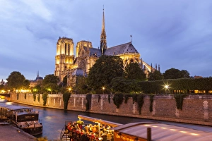 Notre Dame Prints: Notre Dame de Paris Cathedral, Paris, France, Europe