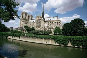Pari Prints: Notre Dame de Paris, Ile de la Cite, Paris, France, Europe