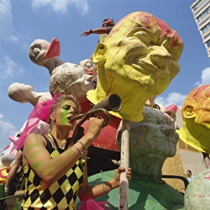 Facial Decoration Prints: Notting Hill Carnival, Ladbroke Grove, Notting Hill, London, England, United Kingdom