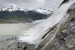 Juneau Prints: Nugget Falls at Mendenhall Glacier