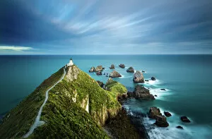 Lighthouse Gallery: Nugget Point Lighthouse, Nugget Point, Otago, South Island, New Zealand, Pacific