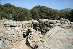 Arzachena Prints: Nuraghe Albucciu, dating from 1600 BC, near Arzachena, Sardinia, Italy, Europe