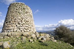 Crumbling Prints: Nuraghe Goni, Sardinia, Italy, Europe