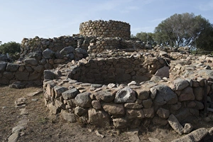 Nuraghe La Prisgiona archaeological site, dating from 1300 BC, near Arzachena, Sardinia