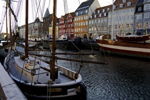 Nyhavn Prints: Nyhavn in winter, Copenhagen, Denmark, Scandinavia, Europe