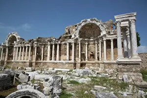 Empire Prints: Nymphaeum (Roman Monumental Fountain), 2nd Century AD, Side, Antalya, Turkey