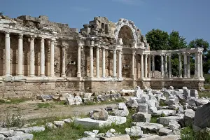Relics Prints: Nymphaeum (Roman Monumental Fountain), 2nd Century AD, Side, Antalya, Turkey