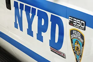 Sign Prints: NYPD police car