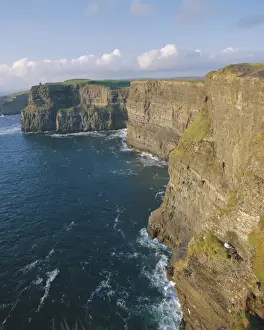 O Brians Tower and Breanan Mor seastack looking from Hags Head