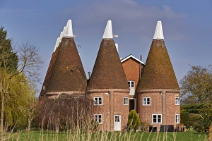 Farmhouse Prints: Oast houses, originally used to dry hops in beer-making, converted into farmhouse