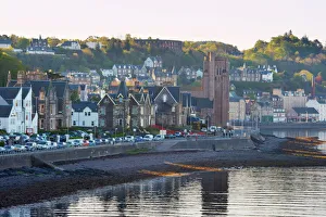 Highland Prints: Oban waterfront, Oban, Highlands, Scotland, United Kingdom, Europe