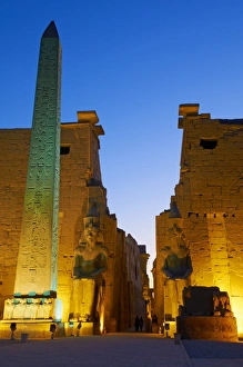 Traditionally Egyptian Prints: Obelisk of Ramesses II, Temple of Luxor