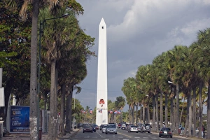 Santo Domingo Prints: Obelisk, Santo Domingo, Dominican Republic, West Indies, Caribbean, Central America