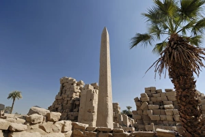 Karnak Prints: Obelisk, Temple of Karnak, near Luxor, Thebes, UNESCO World Heritage Site