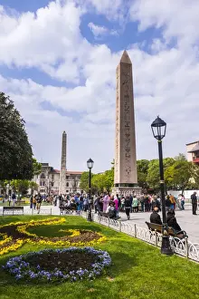 Obelisk of Theodosius (ancient Egyptian obelisk of Pharaoh Thutmose III) in the Hippodrome