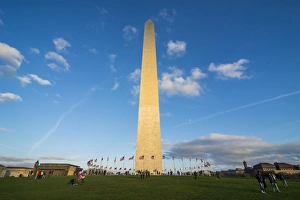 Washington Prints: Obelisk of the Washington Monument at the Mall, Washington, District of Columbia