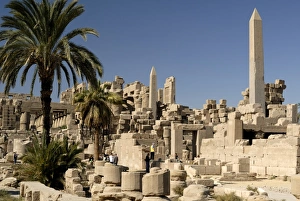 Karnak Prints: Obelisks, Temple of Karnak, near Luxor, Thebes, UNESCO World Heritage Site