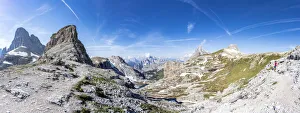 Mountain Ranges Prints: Oberbachernjoch (Passo Fiscalino), Croda Dei Toni, Cadini di Misurina